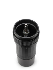 Peugeot | Presto Coffee Mill top view, showing grind-size adjustment collar and post for crank handle, ideal for customizing coffee grind for various brewing methods.