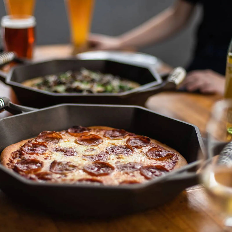FINEX | 14" Cast Iron Skillet with Lid