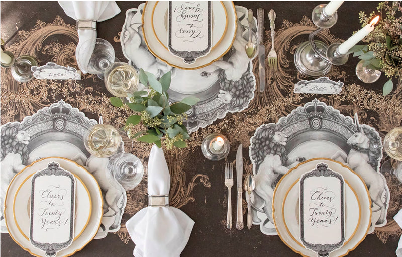 Hester & Cook | Brown Stone Marbled Placemats