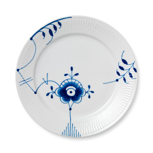 Royal Copenhagen | Blue Mega Plate, 27cm, Dec. No.6, featuring a hand-painted cobalt-blue floral motif, ideal for elegant dining and serving at Athens Cooks.