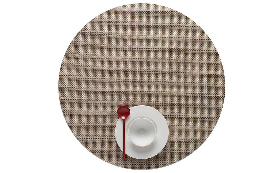 Chilewich | Mini Basketweave Round Placemats.