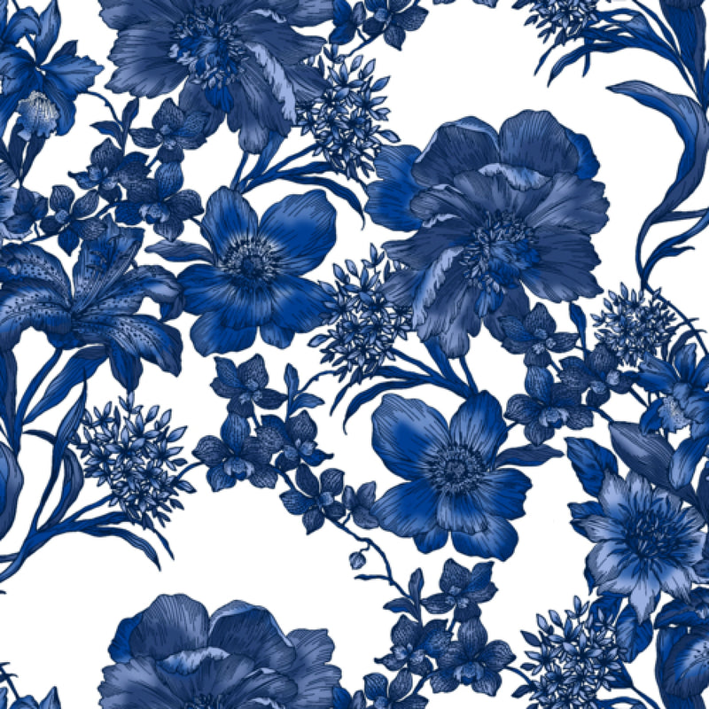 MacKenzie-Childs | White Flower Market Tea Kettle, 3 Qt