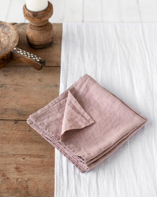 Magic Linen | Set of 2 Linen Napkins Woodrose