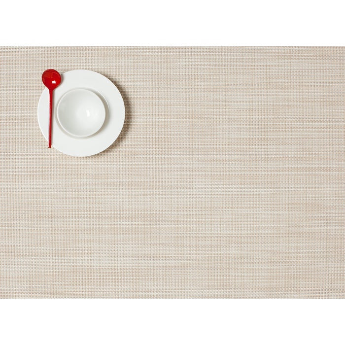 Chilewich | Mini Basketweave Rectangle Placemats - Parchment