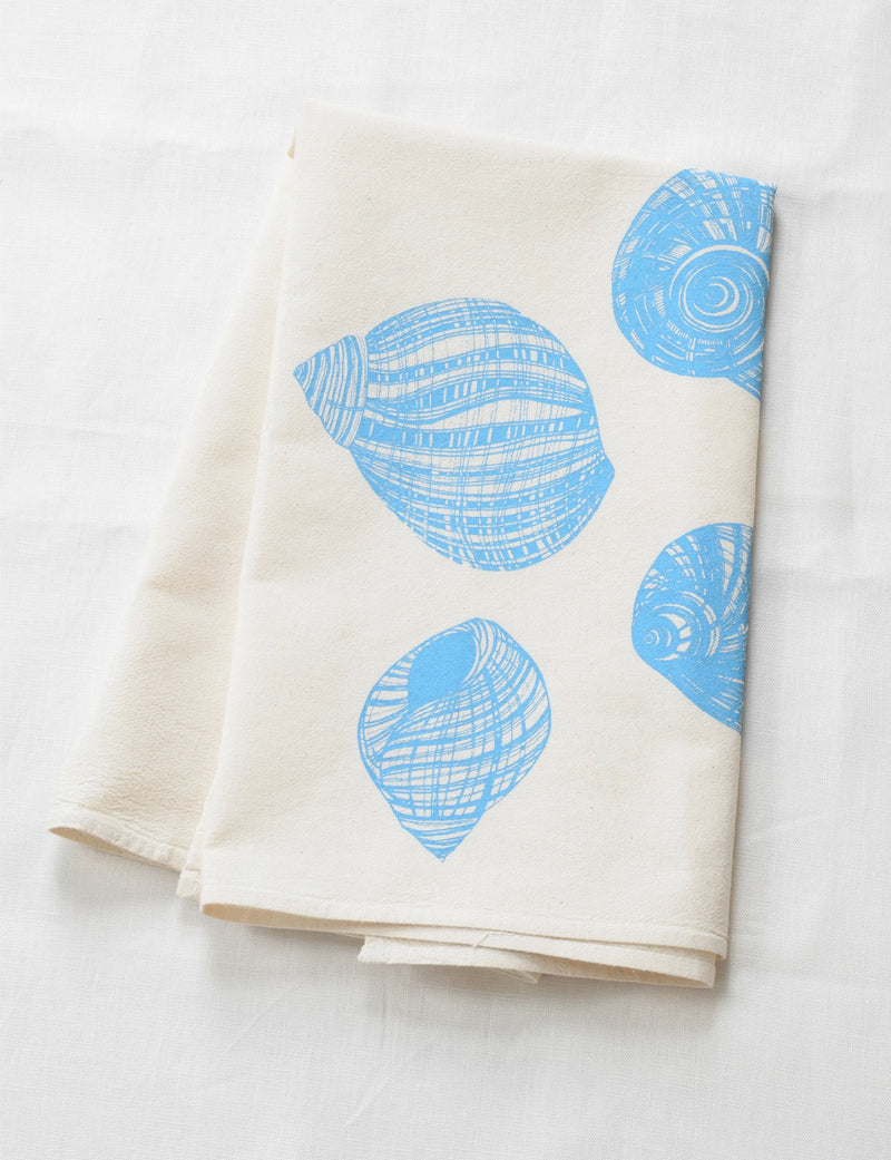 Hearth and Harrow | Nest Tea Towel - Organic Cotton - Bird's Nest - Dark Blue