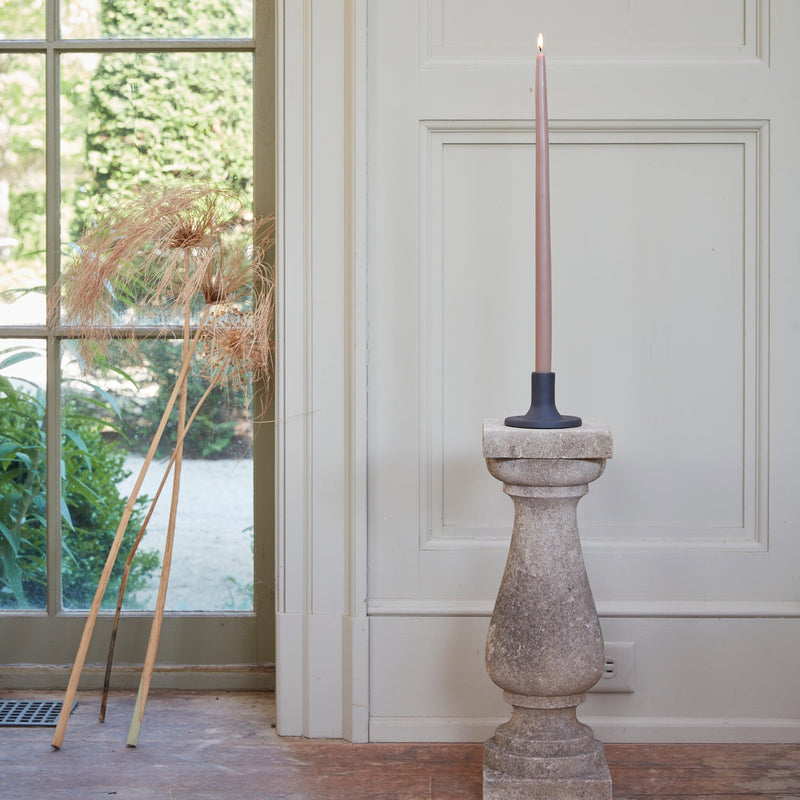 The Floral Society | Candle Holders, Wide, Smoke