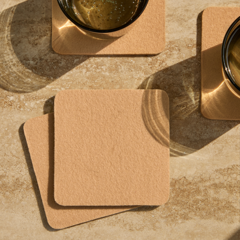 Graf Lantz | Bierfilzl Merino Wool Square Coaster Multi 4 Pack