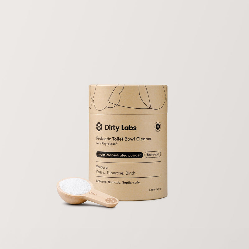 Dirty Labs Probiotic Toilet Bowl Cleaner with Phytolase — product on neutral background