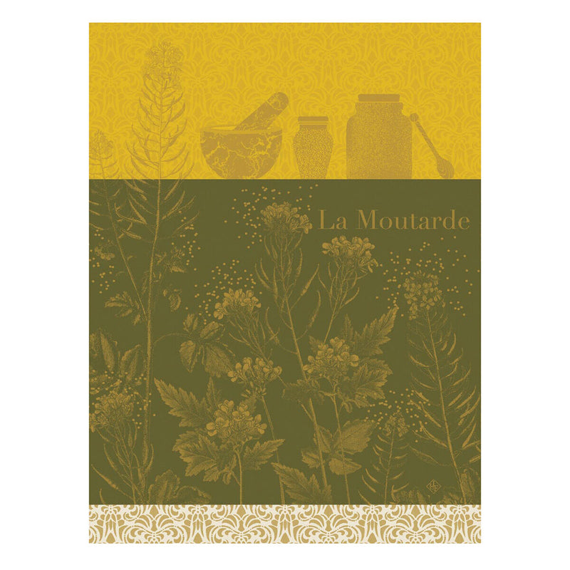 Le Jacquard Francais | Moutarde En Fleurs Tea Towel, Purple