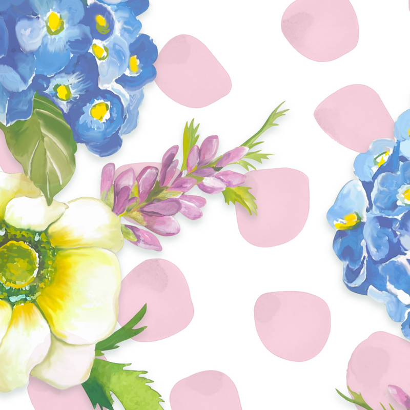 MacKenzie-Childs | White Flower Market Tea Kettle, 3 Qt