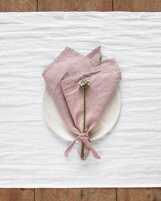 Magic Linen | Set of 2 Linen Napkins Woodrose