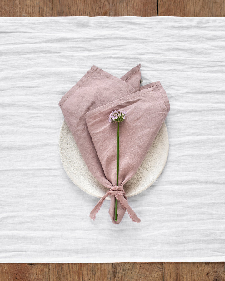 Magic Linen | Set of 2 Linen Napkins Woodrose