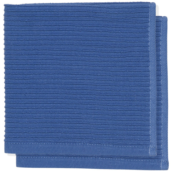 Danica | Ripple Dishcloths | Set of Two, Royal Blue