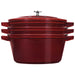 Staub | Stackable 4-in-1 Cast Iron Cookware Set.