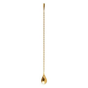 Viski | 16" Gold Weighted Barspoon.