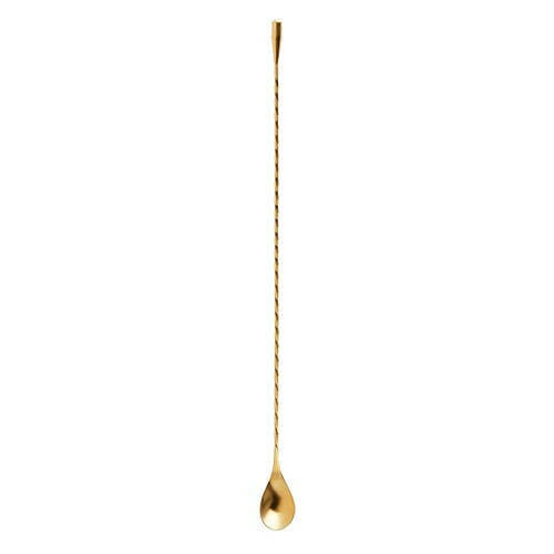 Viski | 16" Gold Weighted Barspoon.