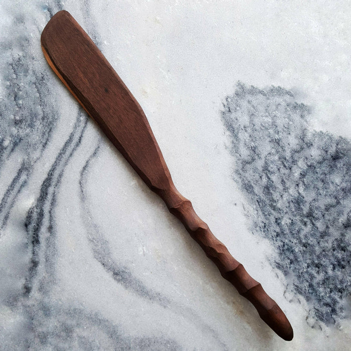 Wooden Hand-Carved Spurtle.