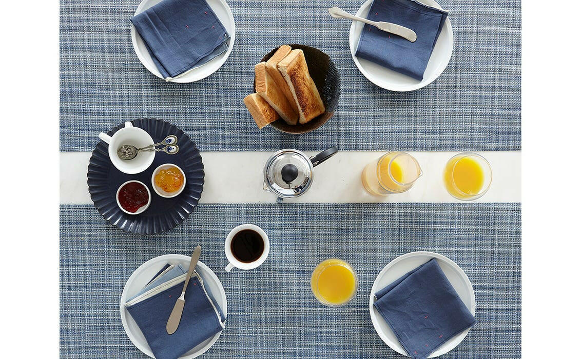 Chilewich | Mini Basketweave Rectangle Placemats.