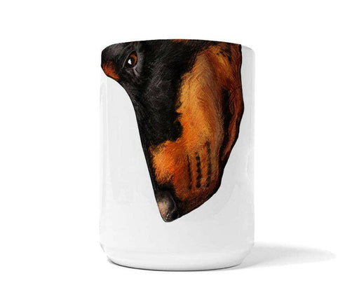 Doberman Snout Mug: 11 oz.