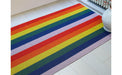 Chilewich | Pride Stripe Shag Mats.