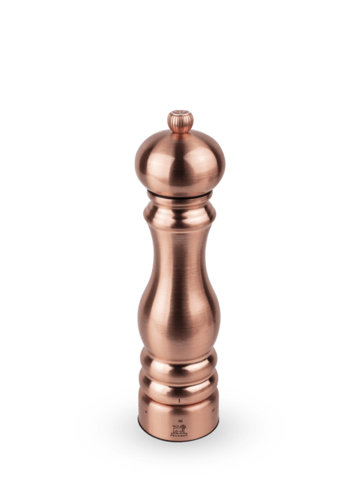 Peugeot | Paris Chef u'Select Pepper Mill, 9-inch, showcasing classic curves with ergonomic grip and adjustable grind settings, ideal for enhancing culinary creations.