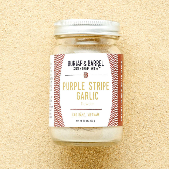 Burlap & Barrel | Purple Stripe Garlic.