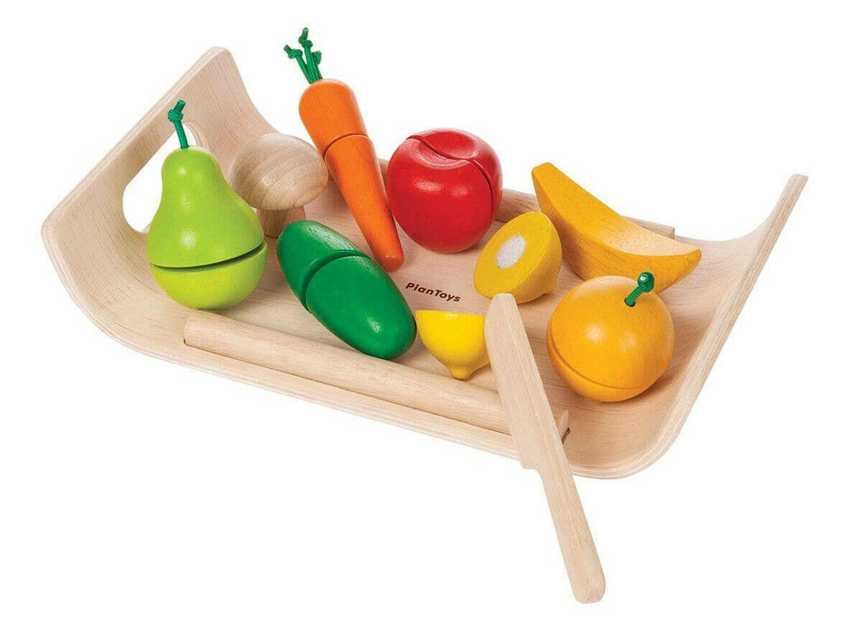 PlanToys | Assorted Fruits + Vegetables.