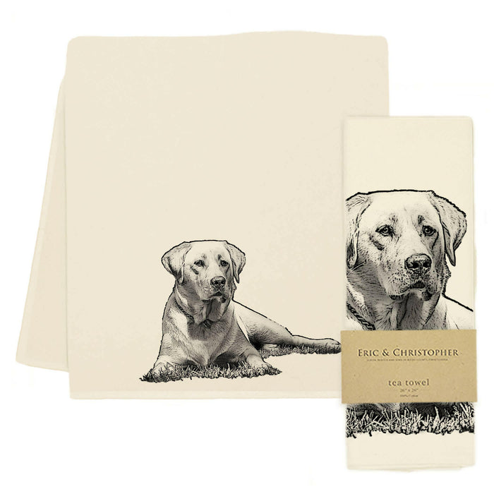 Yellow Lab #1 Tea Towel