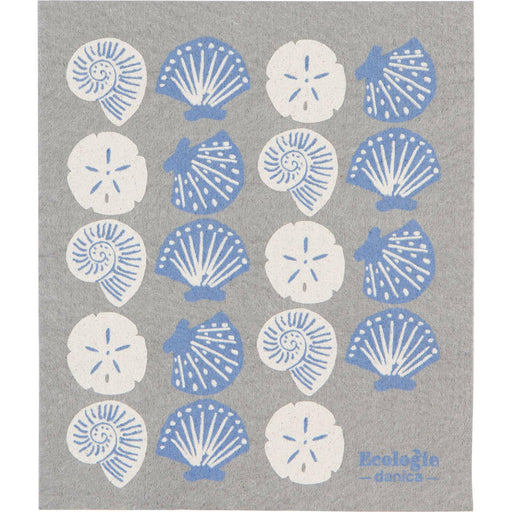 Ecologie | Seaside Shells Swedish Dishcloth.