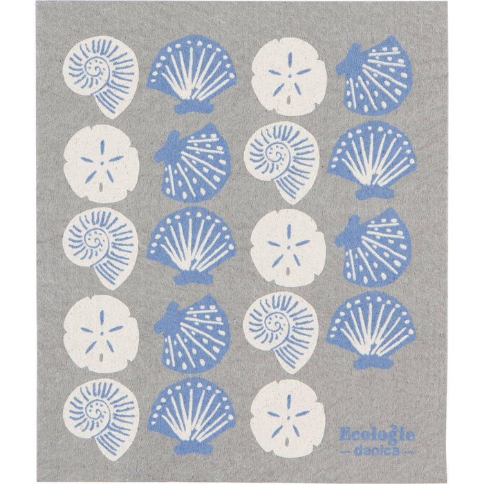 Ecologie | Seaside Shells Swedish Dishcloth.