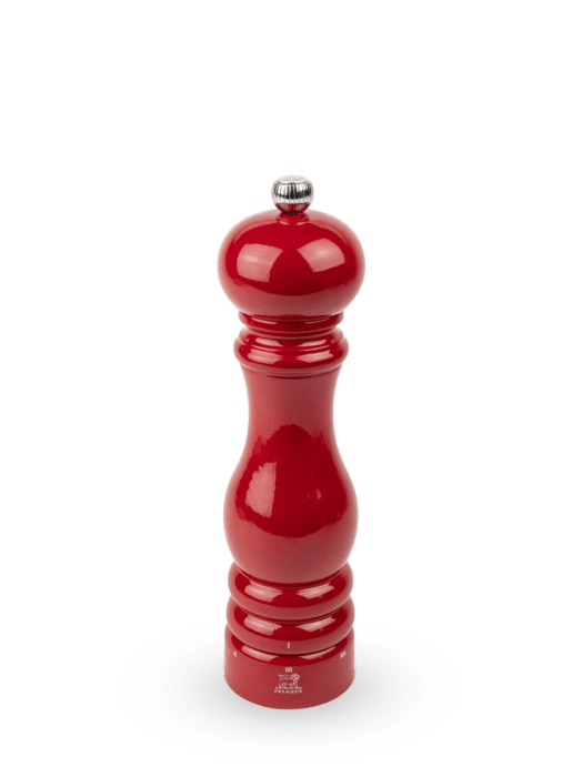 Peugeot | Paris Chef u'Select Passion Red Pepper Mill, 9 inches, features a glossy finish and adjustable grind, ideal for chefs and home cooks alike.