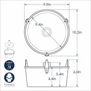 Nordic Ware | Naturals Angelfood Pan + Removable Cone.