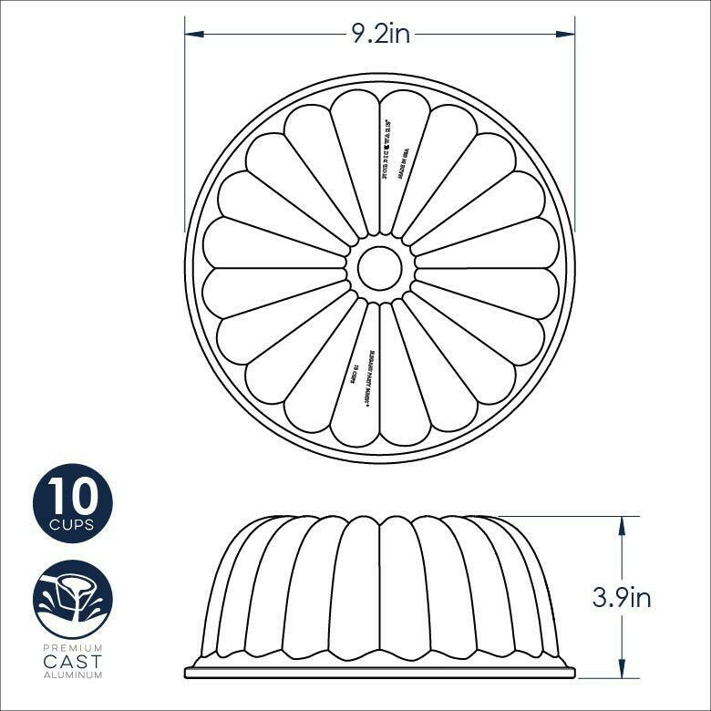 Nordic Ware | Bundt Elegant Party Pan.