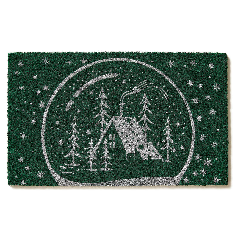 Snow Globe Magic Coir Doormat.
