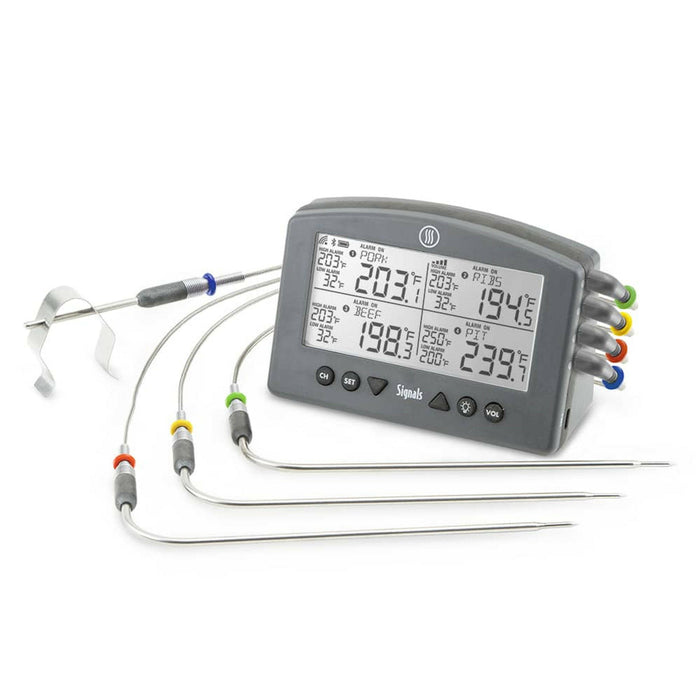 ThermoWorks | Signals BBQ Alarm Thermometer with WiFi & Bluetooth.