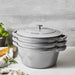 Staub | Stackable 4-in-1 Cast Iron Cookware Set.