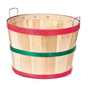 1/2 Bushel - Nat W/Red/Green Bands.