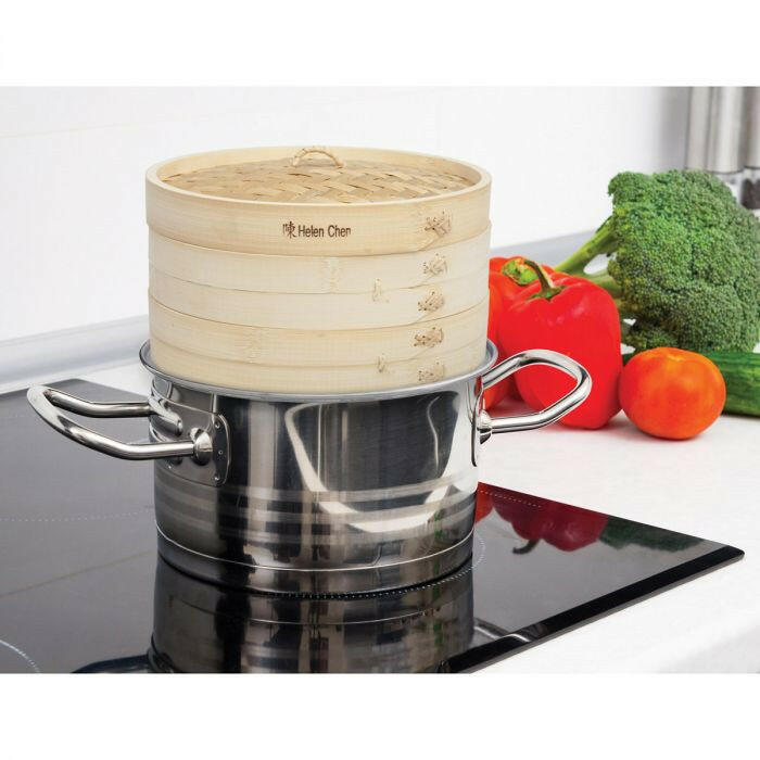 Bamboo Steamer with Lid