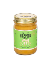 Coconut Chia Wag Butter: 13oz Jar.