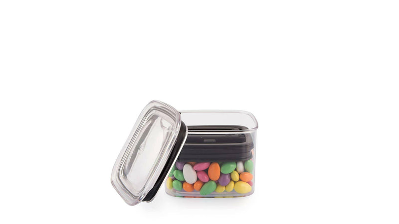 Planetary Design | Airscape | Lite Food Storage Canisters - Set of 5 shown in use, featuring airtight containers with colorful contents for organized, long-lasting kitchen storage.