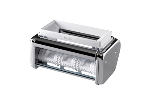 Marcato Atlas 150 Pasta Maker with Trenette accessory, showcasing its craftsmanship and ability to create diverse pasta shapes, ideal for authentic Italian cooking at home.