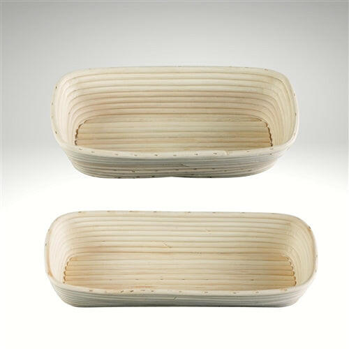 Brotform Banneton Bread Proofing Basket, 17 x 3, supports dough rising, essential for crafting perfect baguettes, ideal for bakers.
