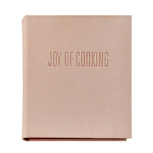 Graphic Image Inc. | Bonded Leather Books - Natural Vanchetta Leather, a leather-bound cookbook ideal for cooking enthusiasts, shown with gold stamping and durable construction.