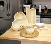 Brotform Banneton Bread Proofing Basket for Baguettes, 17 x 3 inches, supports dough shaping and rising, enhancing the bread-making process for ideal crust and texture.