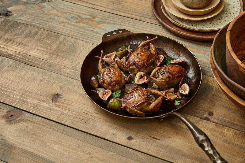 Smithey | Carbon Steel Farmhouse Skillet.