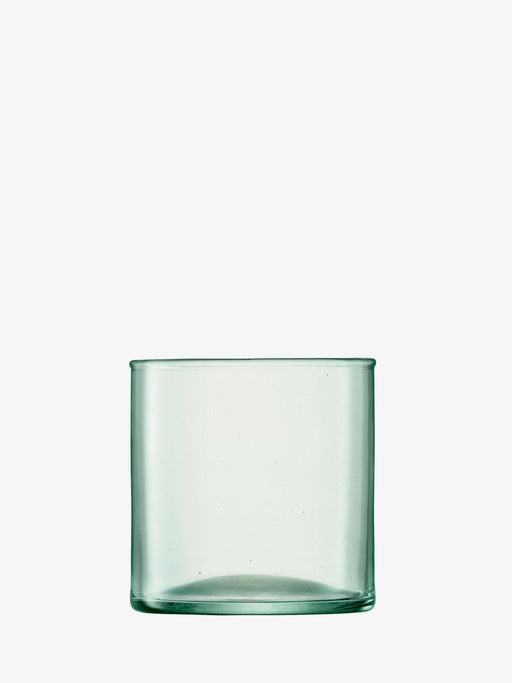 LSA International Canopy Highball Glass, 9oz, from the sustainable Canopy Carafe + Glassware Collection, featuring unique air bubbles and crafted from recycled materials.