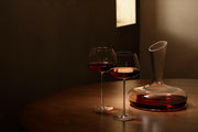LSA International Wine Culture Red Wine Grand Glasses and Carafe Decanter, showcasing handcrafted design with mouth-blown bowls and polished carafe for refined wine enjoyment.
