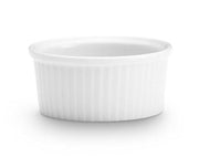Pillivuyt | Classic Pleated Ramekins - 3.5 - 5 oz, ideal for baking soufflés and desserts with thin walls for excellent heat conduction. Hand-crafted elegance from Athens Cooks.