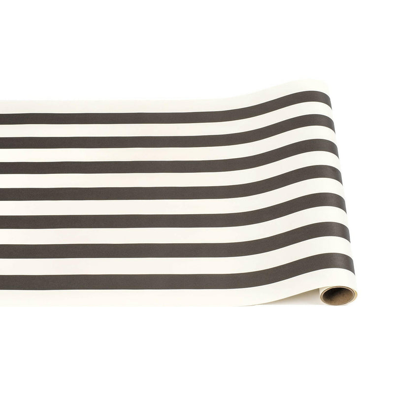 Hester & Cook | Classic Stripe Runners - Kraft White, elegantly enhances table settings, versatile for decorating or gift wrapping, designed and printed in the USA.