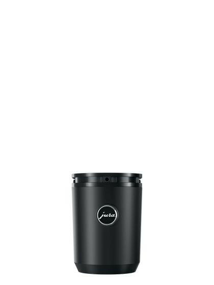 Jura | Cool Control - Black - 0.6 L milk cooler, designed for maintaining ideal milk temperature, complements JURA coffee machines, enhancing coffee preparation precision and style.